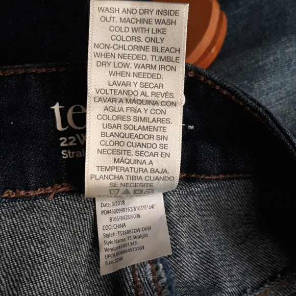 JEANS TERRA&SKY STRAIGHT THROUGH THE HIP AND THIGH - Picture 5 of 5